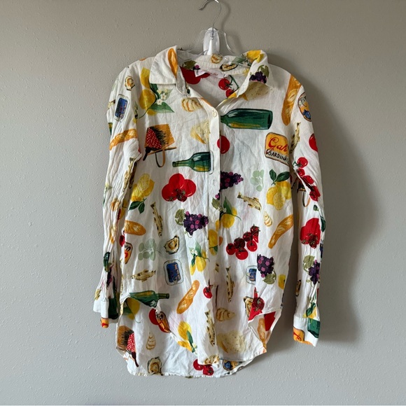 Lisa Says Gah Tessa Button Down Medium - Picture 4 of 7